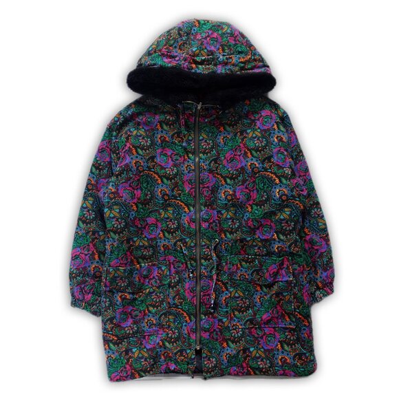 Vintage Massimo Floral Pattern Winter Jacket - Picture 1 of 15